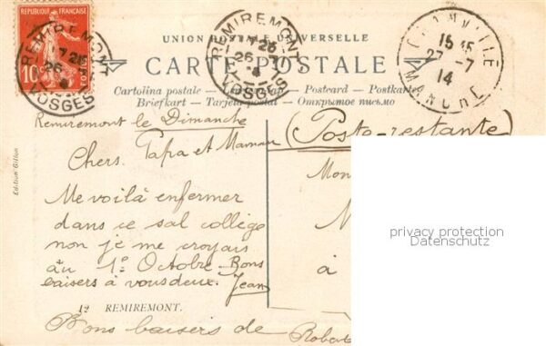 Remiremont Romberg Vosges 88 Le College – Bild 2