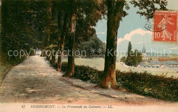 Remiremont Romberg Vosges 88 La Promenade du Calvaire