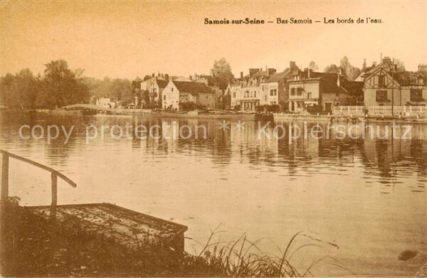 Samois-sur-Seine 77 Bas Samois Bords de l eau