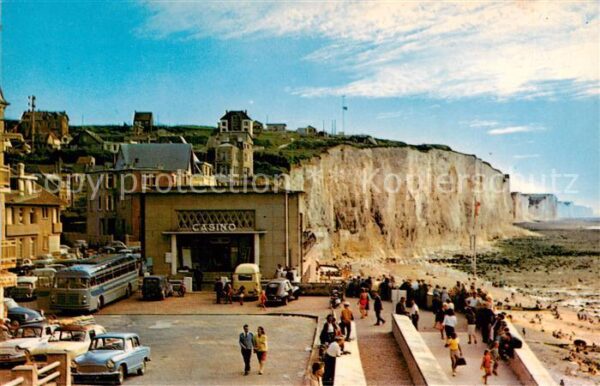Ault 80 Somme Vue Generale de la plage et son casino