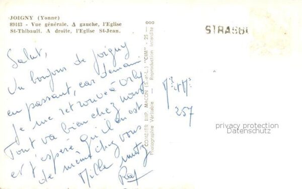 Joigny 89 Yonne Vue Generale Eglise Saint Thibault Egli – Bild 2