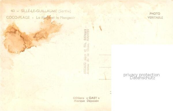 Sille-le-Guillaume 72 Sarthe Coco Plage et le Plongeoir – Bild 2