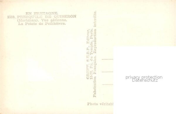 Presqu Ile de Quiberon 35 Pointe de Perithievre vue aérienne – Bild 2