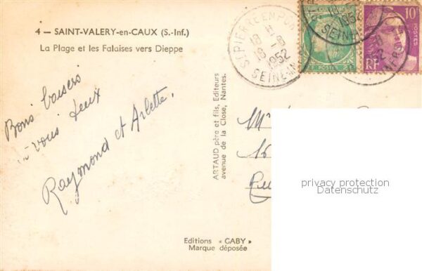 Saint-Valery-en-Caux La plage et les falaises vers Dieppe – Bild 2