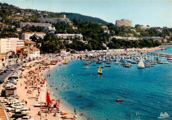 Cannes 06 La plage de l’Est et le port du Mouret
