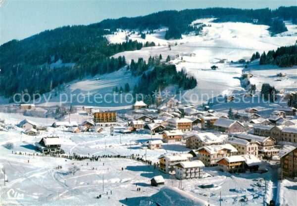 Les Gets 74 Haute-Savoie Sport d’Hiver Vue generale aerienne