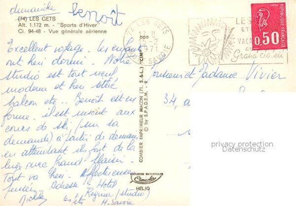 Les Gets 74 Haute-Savoie Sport d’Hiver Vue generale aerienne – Bild 2