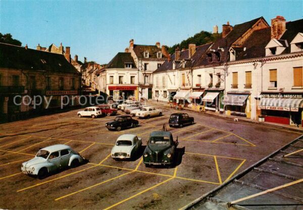 La Chartre-sur-le-Loir 72 Sarthe Place de la Republique