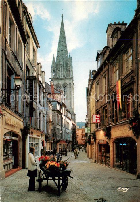 Caen 14 La rue froide rue typique du veux Caen
