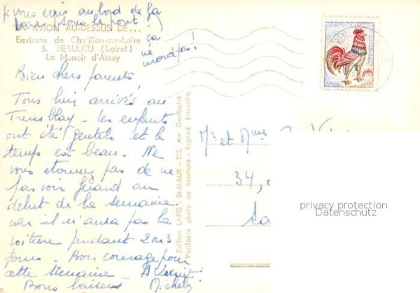 Chatillon-sur-Loire Beaulieu Le Manoir d’Assay Vue aerienne – Bild 2