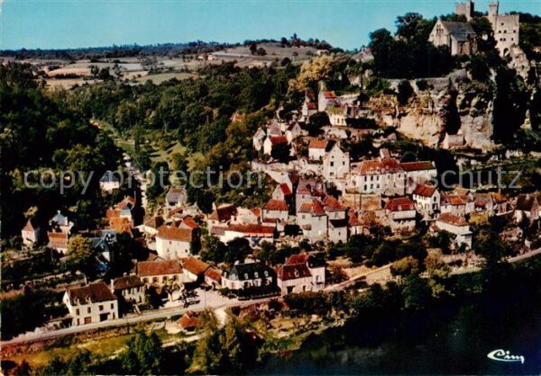 Beynac Haute-Vienne 87 Vue generale aerienne Dans le fond le c