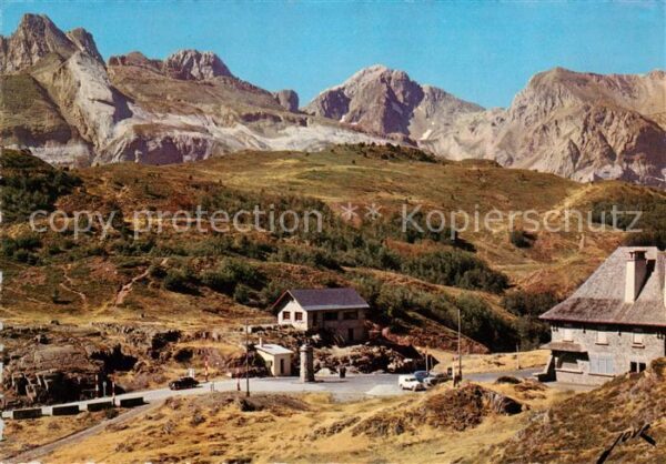 Col du Somport 64 Pyrenees-Atlantiques Frontiere d_Espagne