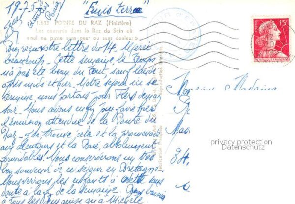 Pointe du Raz 29 Finistere Les courants dans le Raz de Sein ou nul – Bild 2
