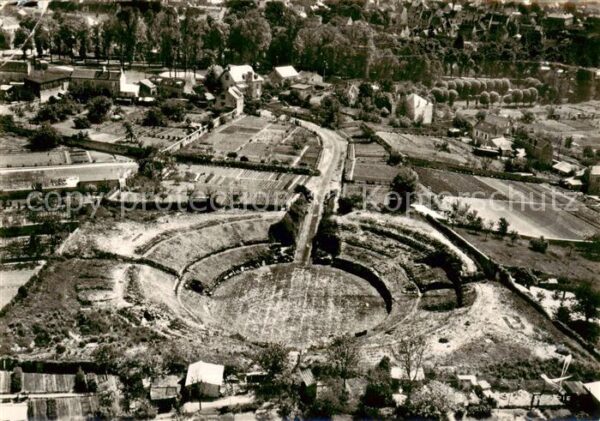 Senlis 60 Oise Les Arenes Gallo Romaines Vue aerienne