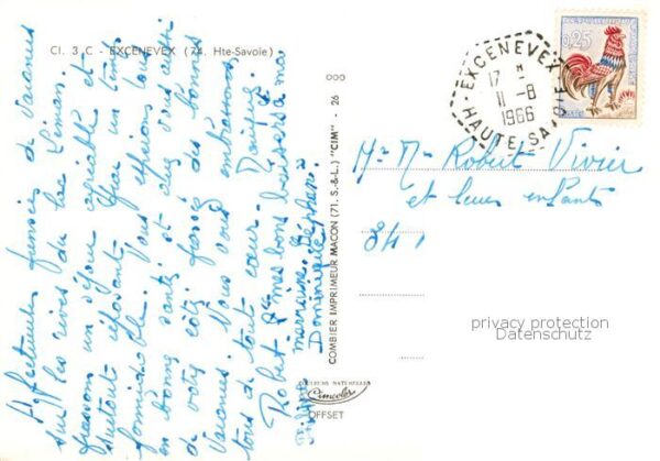 Excenevex 74 Haute-Savoie Vue partielle La Plage – Bild 2