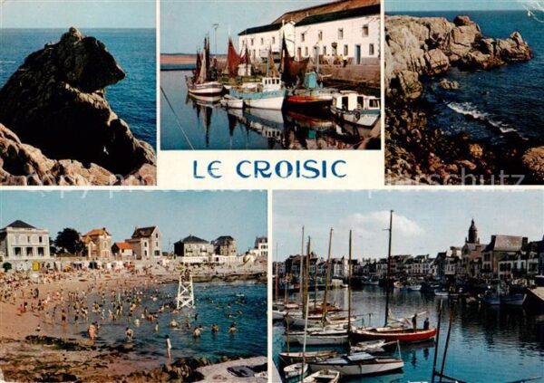 Le Croisic 44 La Cote Sauvage et le Rocher de L’Ours