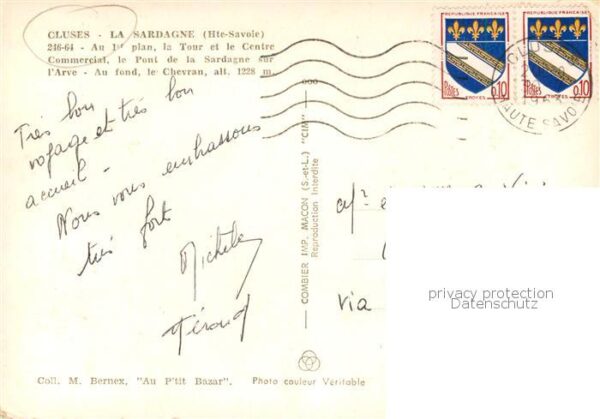 Cluses 74 Haute-Savoie La Sardagne La Tour et le Centre Commer – Bild 2