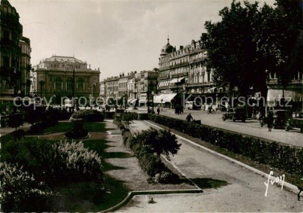 Montpellier Herault Place de la Comedie