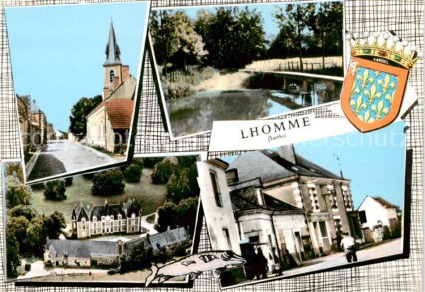 Lhomme 72 Sarthe Eglise Vue partielle