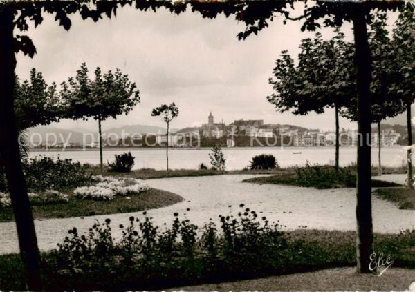 Hendaye 64 Fontarabie Vue des Jardins d_Hendaye
