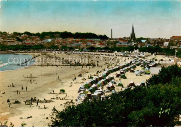 Royan 17 La plage vue de l’Hotel des Flots Bleus