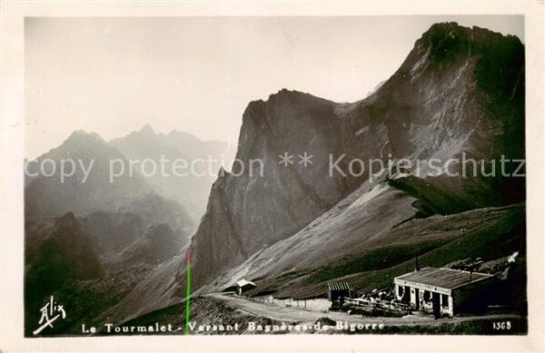 Tourmalet Col du 2461m 65 Hautes-Pyrenee Versant Bagneres de Bigorre