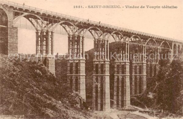 Saint-Brieuc 22 Cotes-d Armor Viaduc de Toupin