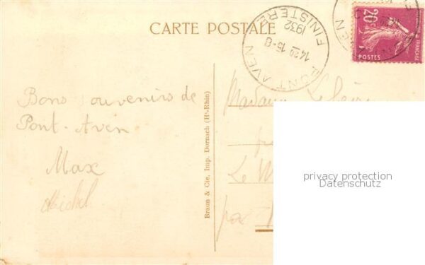 Pont-Aven Mutter mit 2 Kindern – Bild 2