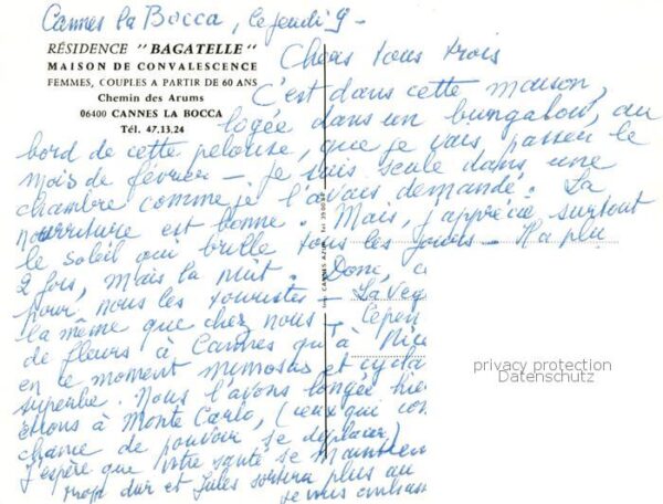 Cannes 06 Residence Bagatelle Chemin des Arums – Bild 2