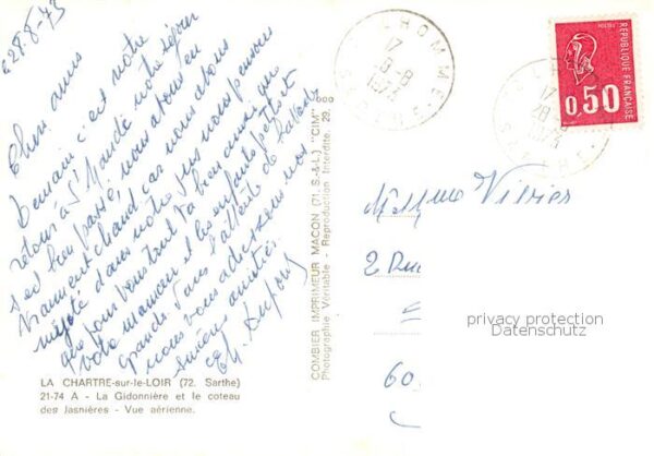La Chartre-sur-le-Loir 72 Sarthe La Gidonniere et le coteau des lasniere – Bild 2