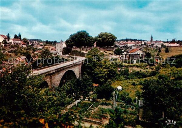 Nontron Le viaduc et vue d_ensemble