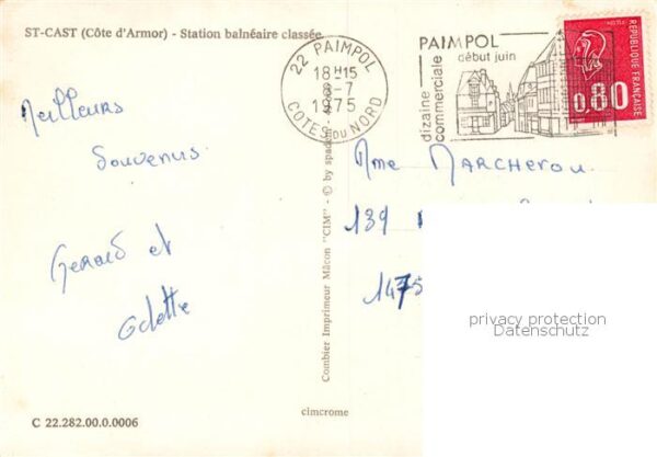 St-Cast-le-Guildo 22 Cotes-d Armor Vue panoramique Station balneaire class – Bild 2