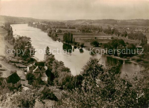 Badefols-d Ans 24 Dordogne Vue generale sur la Dordogne