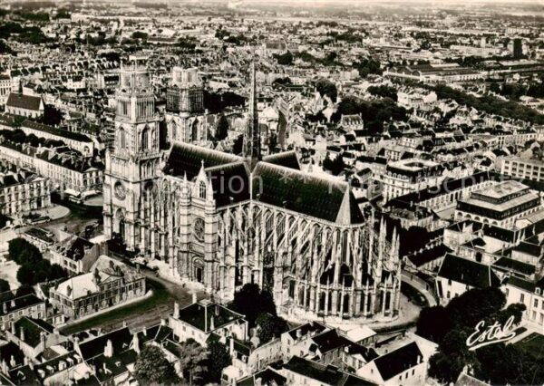 Orleans 45 Loiret La Cathedrale Sainte Croix Vue aerienne
