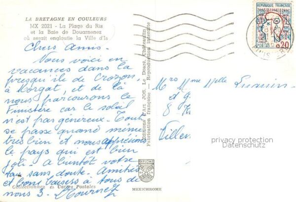 Douarnenez 29 Finistere La Plage du Ris et la Baie de Douarnene – Bild 2