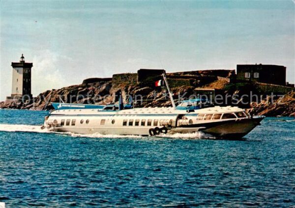 Le Conquet 29 Finistere L’hydroglisseur desservant le Conquet Q