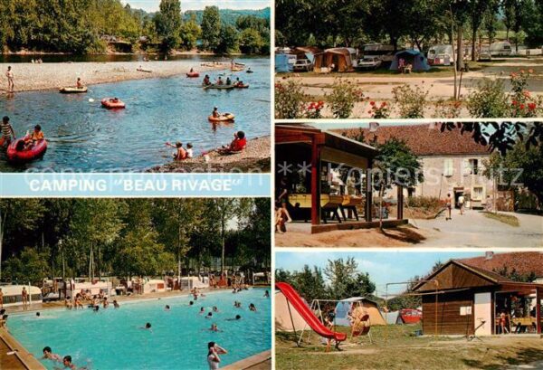 Gageac-et-Rouillac 24 Dordogne Camping Beau Rivage Vue d_ensemble