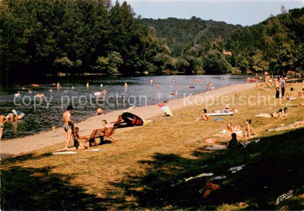 Cadouin 24 Dordogne Le Buisson de Cadouin La Plage au bord
