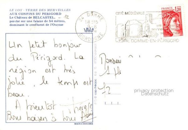 Perigord 24 Dordogne Le Chateau de Belcastel – Bild 2