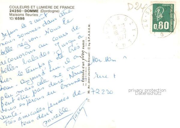 Domme 24 Dordogne Maisons fleuries – Bild 2