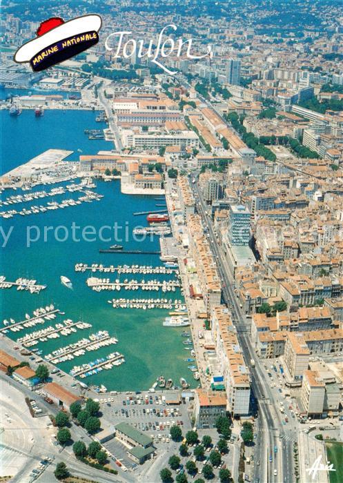 Toulon -sur-Mer 83 Var Vue aerienne du port