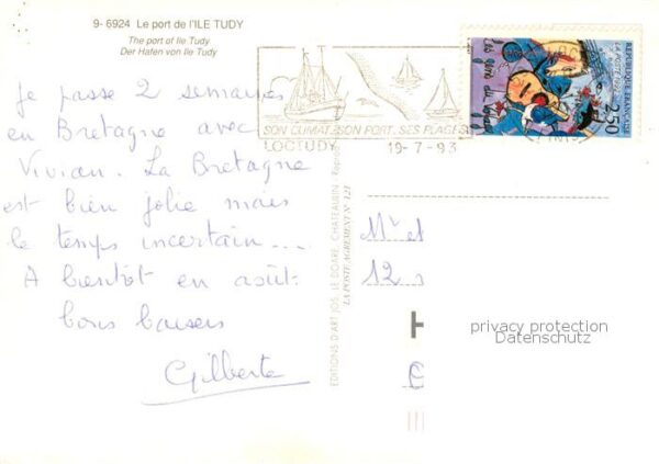 Ile-Tudy 29 Finistere Le port – Bild 2