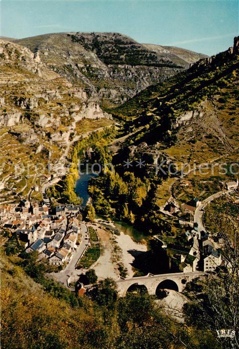 Sainte-Enimie 48 Lozere Vue generale