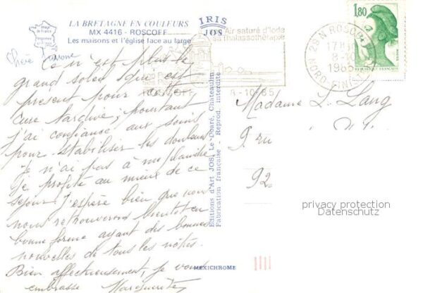 Roscoff Les maisons et l’eglise face au large – Bild 2