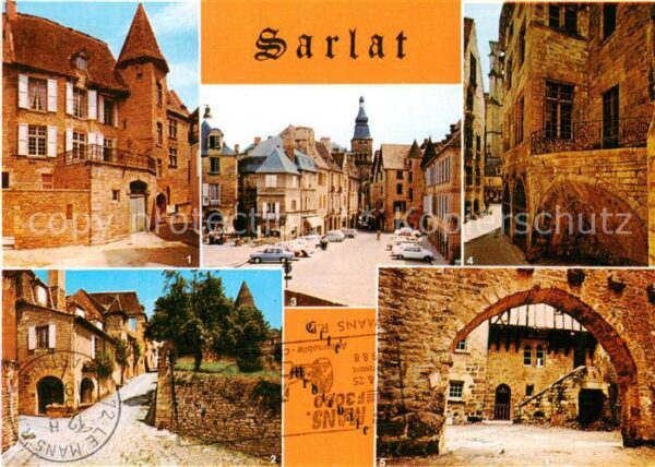 Sarlat-en-Perigord 24 Dordogne Rue des Consuls Quartier de la Cathedra