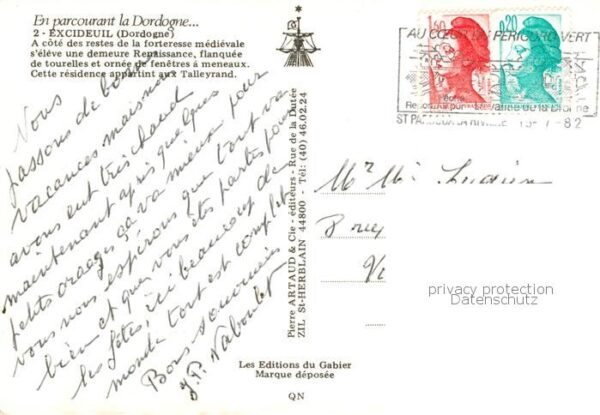 Excideuil 24 Dordogne Forteresse medievale s’eleve une demeur – Bild 2