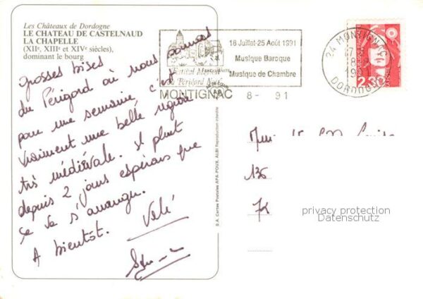 Castelnaud-Fayrac 24 Dordogne La chapelle dominant le bourg – Bild 2