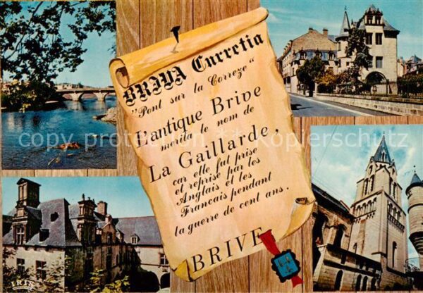 Brive 19 Correze Le Pont Cardinal et la Correze Le Musee