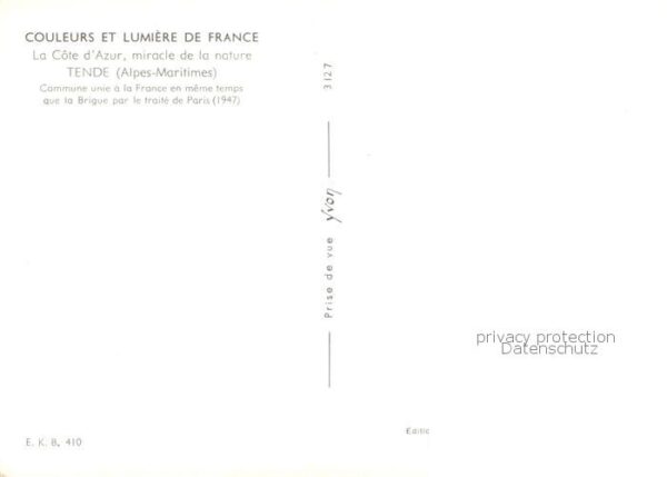 Tende Alpes Maritimes Commune unic a la France en meme temps – Bild 2