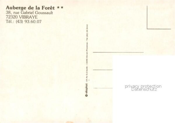 Vibraye Auberge de la Foret – Bild 2